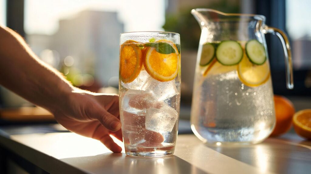 Água saborizada que vicia e faz você beber o suficiente sem esforço