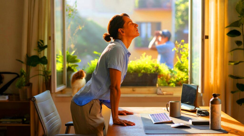 Alongamentos simples para fazer na pausa do home office