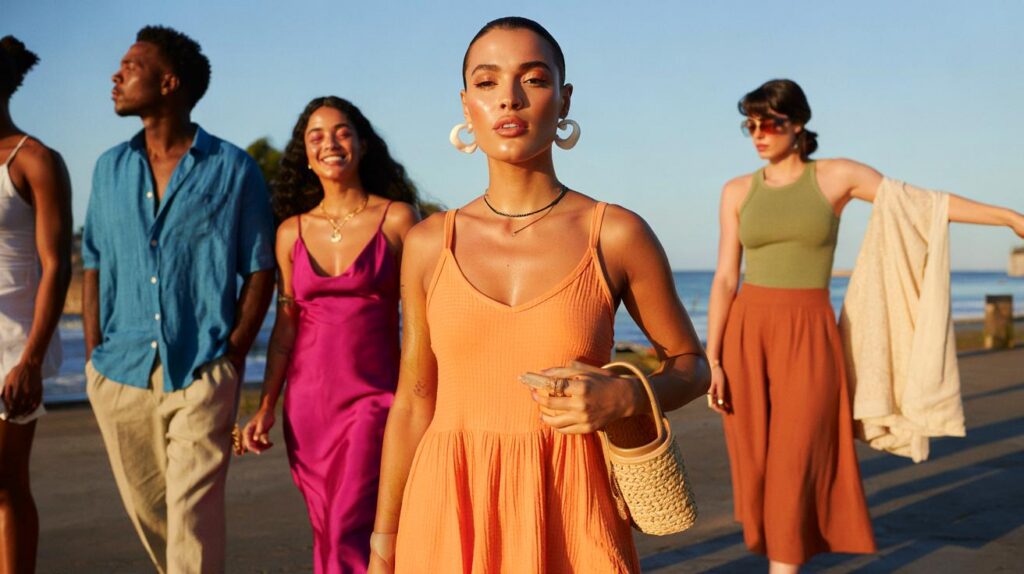 As cores do verão 2026 que mais favorecem peles brasileiras com exemplos de looks reais