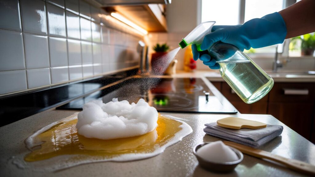 Bicarbonato e vinagre: 3 colheres e 200 ml removem gordura pesada em 12 minutos, você topa?