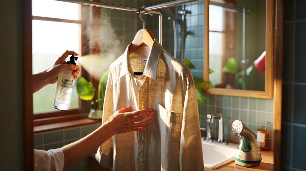 Camisa de linho sem amassar tanto com cuidados rápidos que funcionam