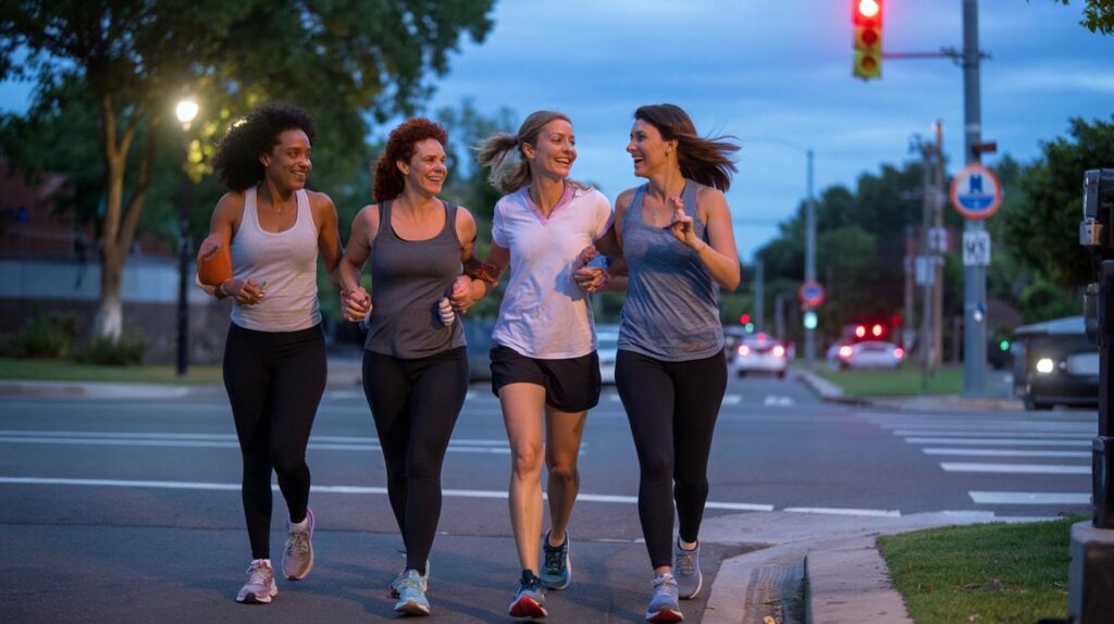 Como aliar fast-walks ao ar livre com amigas e emagrecer sem notar