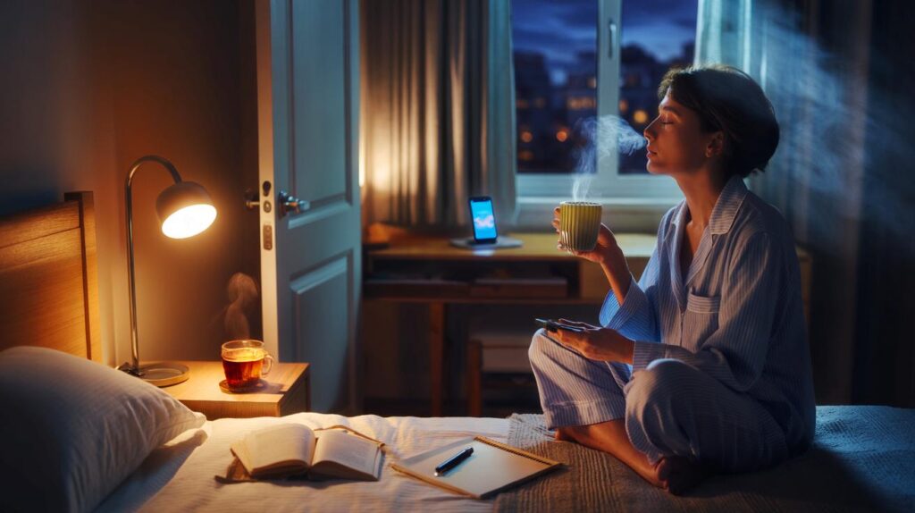 Como criar uma rotina de desligar que funciona antes de dormir