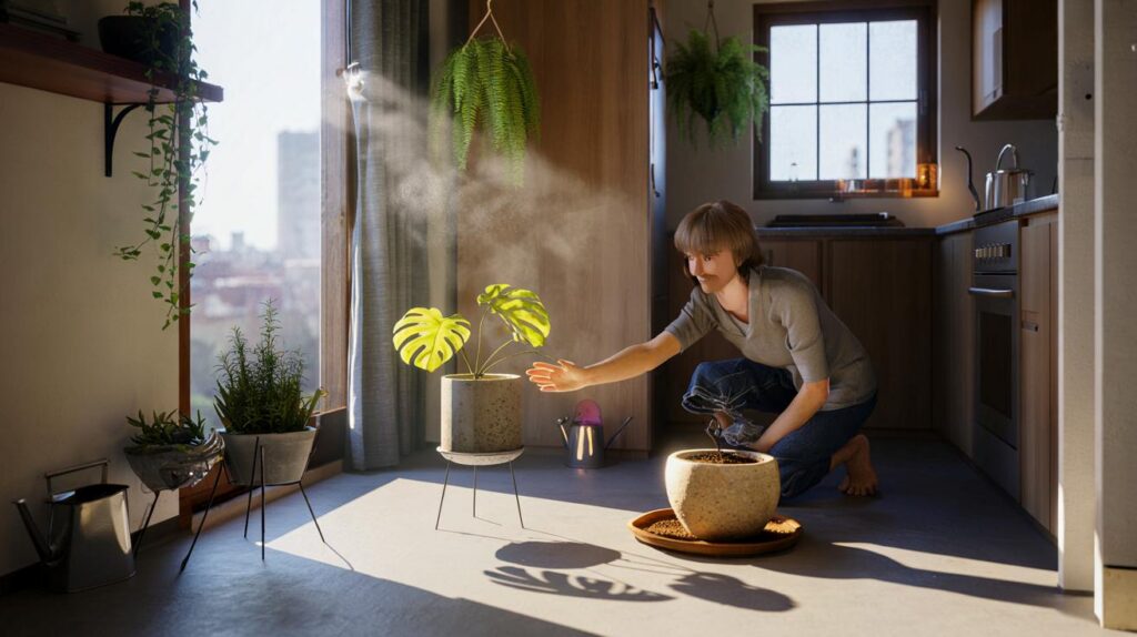 Como cultivar plantas em apartamento pequeno – e parecer uma expert