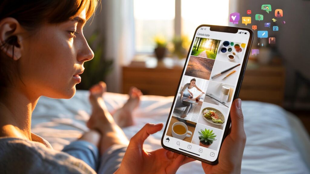 Como mudar seu feed de redes sociais para alimentar seu bem-estar – e parar de rolar sem pensar