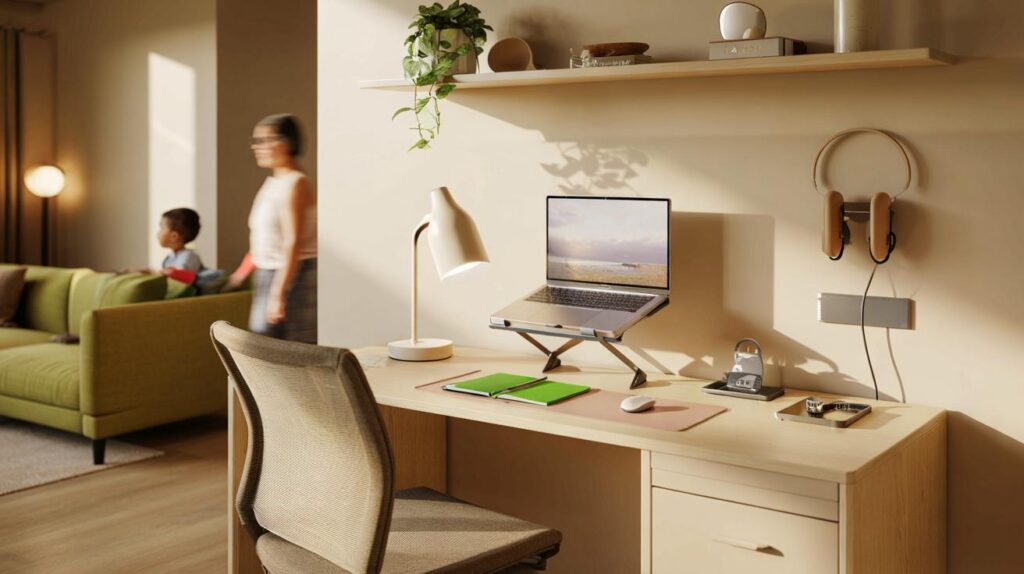 Como organizar e decorar seu cantinho de trabalho mesmo em sala comum