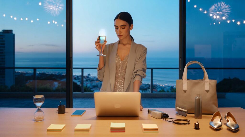 Como se preparar para viradas de ano (festas + trabalho) com equilíbrio total