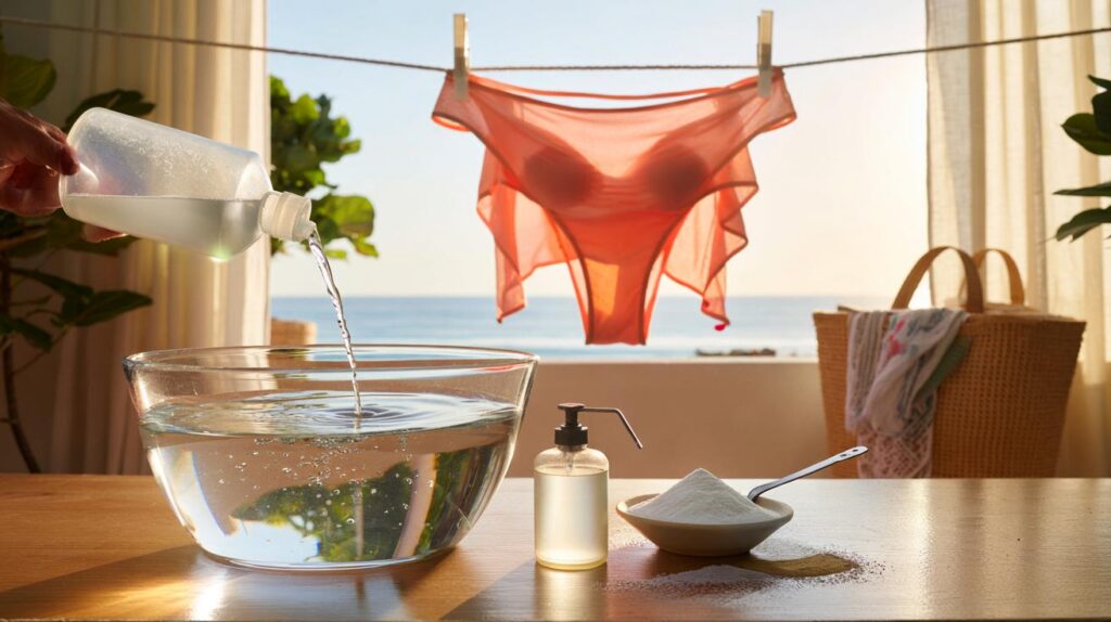 Como tirar cheiro de mofo da roupa de praia com misturinha rápida