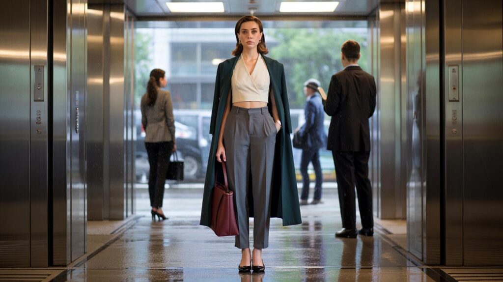 Cropped no trabalho com o jeito certo de usar sem erro e com elegância