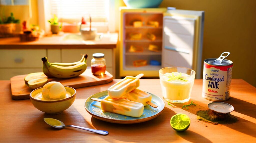 Doces gelados com poucos ingredientes para fazer rapidinho