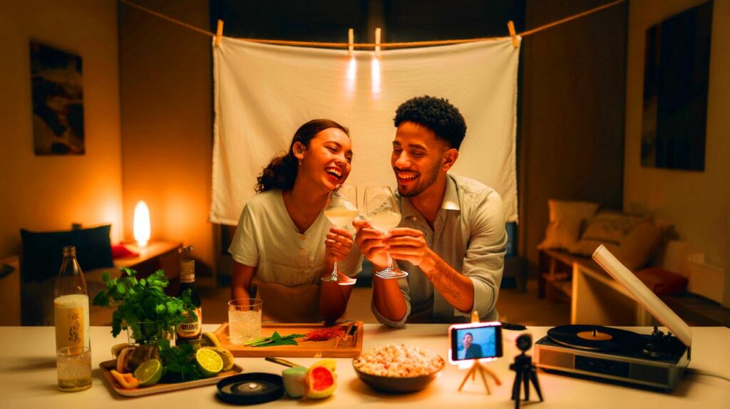 Esses encontros caseiros estão viralizando entre casais apaixonados