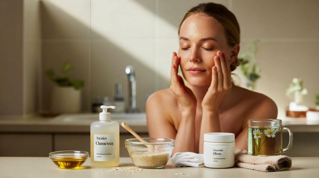 Limpeza de pele caseira em 4 passos sem frescura com produtos que você já tem
