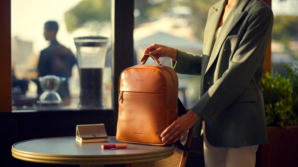 Mochila estilosa que substitui bolsa em viagens urbanas sem perder elegância