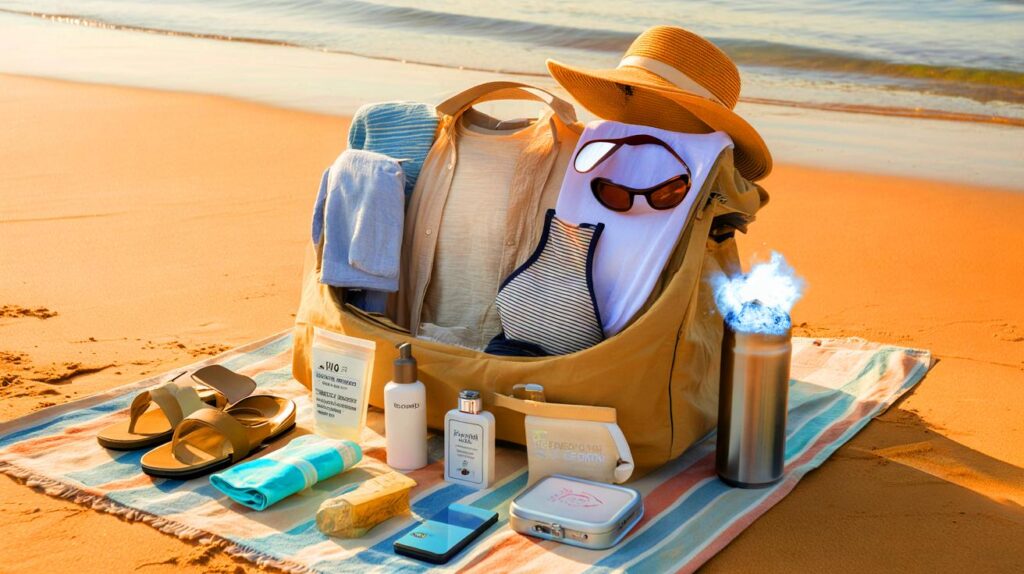 O que não pode faltar na mala para um fim de semana de calor