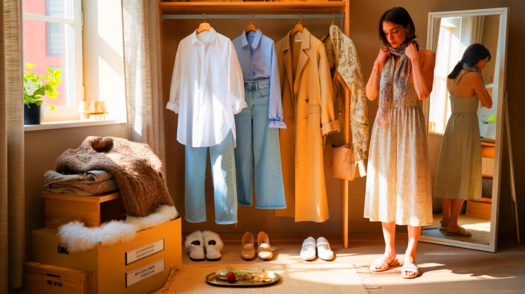 O que tirar, guardar e apostar para um armário pronto para a primavera