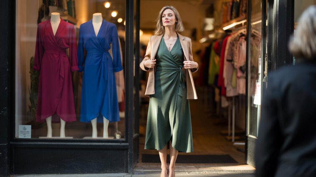 O vestido que emagrece visualmente e está em todas as vitrines com preço amigo