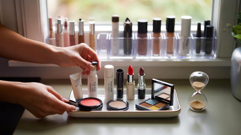 Organização de maquiagem para usar mais o que você já tem sem comprar