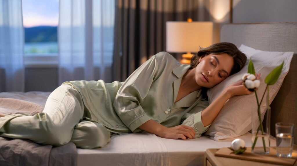 Pijama certo que melhora o sono e a pele com tecidos que respiram de verdade