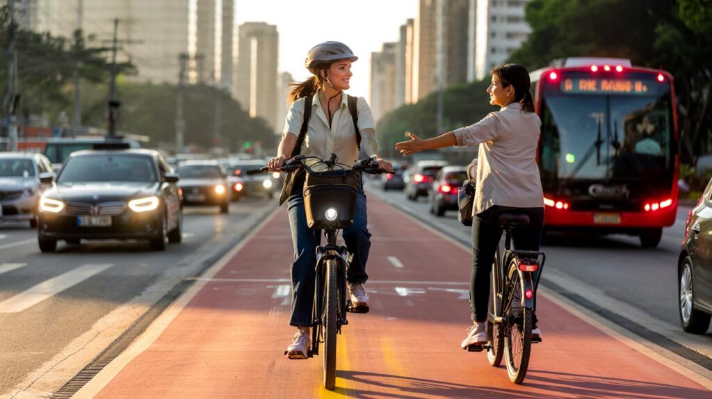 Por que tantas mulheres brasileiras estão trocando carro por bike elétrica