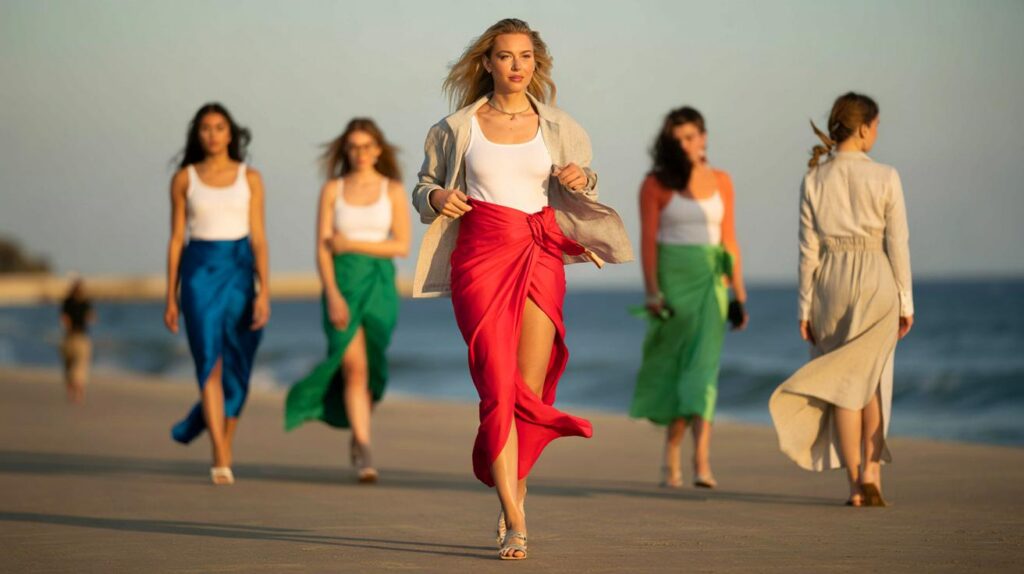 Saia pareô com 5 amarrações que mudam tudo e afinam a cintura