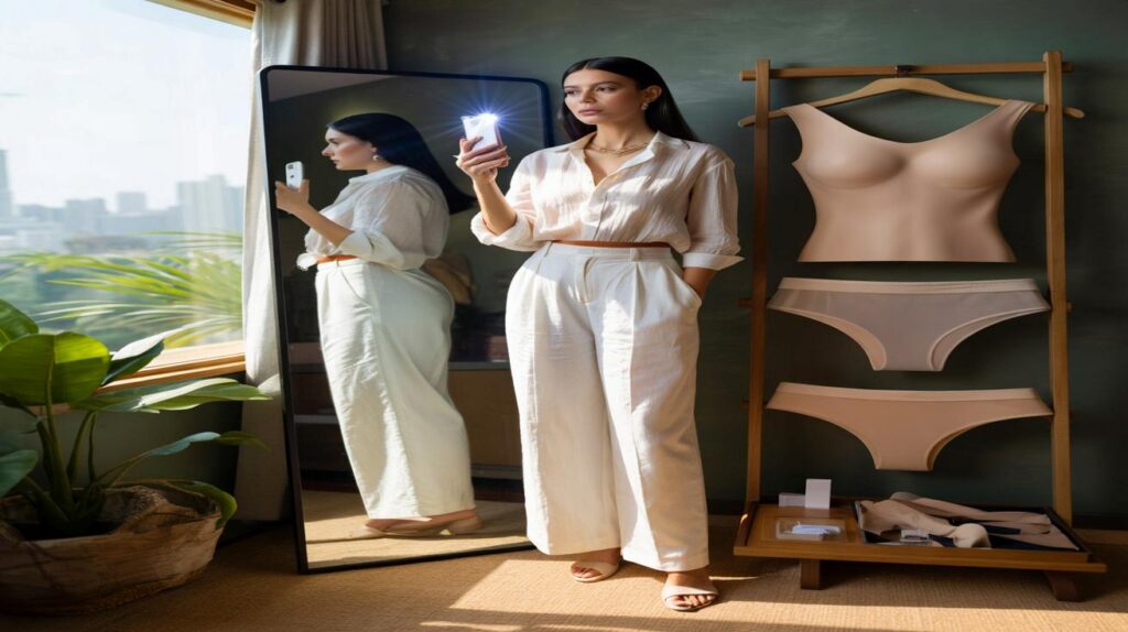 Segredo das brasileiras elegantes para usar branco sem transparência e sem marcas indesejadas