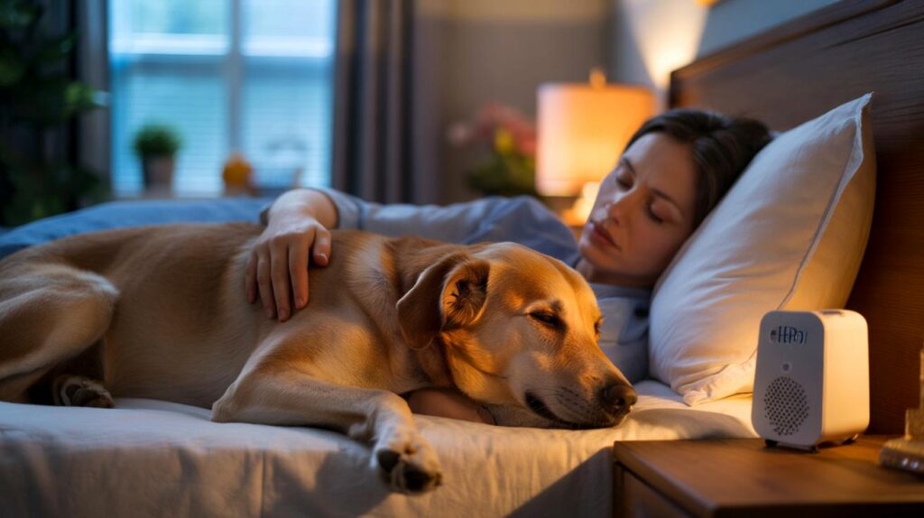 Seu cão dorme encostado em você: 7 significados, 3 riscos e 8 dicas para a sua saúde mental