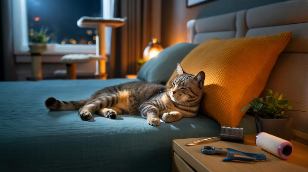 Seu gato dorme com você : 7 motivos reais, 3 riscos ignorados e a dica que 82% dos tutores usam