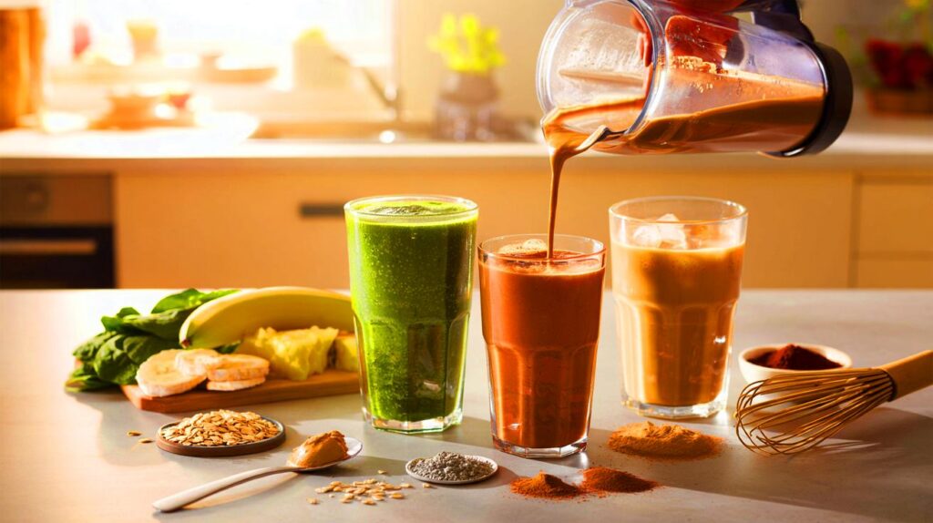 Smoothies energéticos para começar o dia com mais disposição