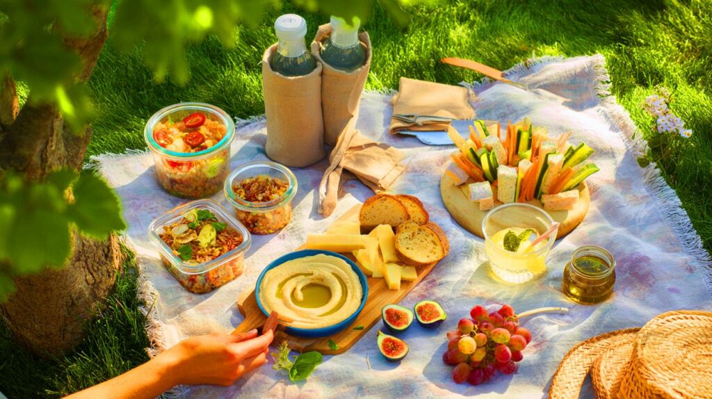 Sugestões de piqueniques leves e charmosos para dias de sol
