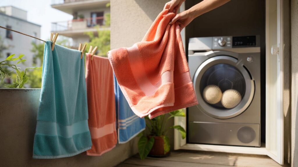 Toalhas fofinhas sem amaciante com técnica de secagem correta