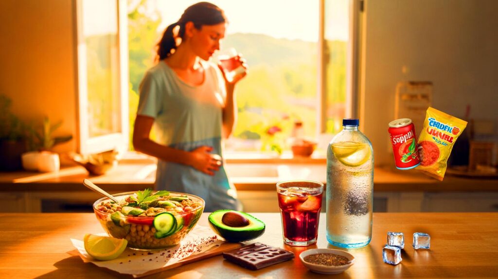 TPM no calor: alimentos que ajudam — e os que atrapalham