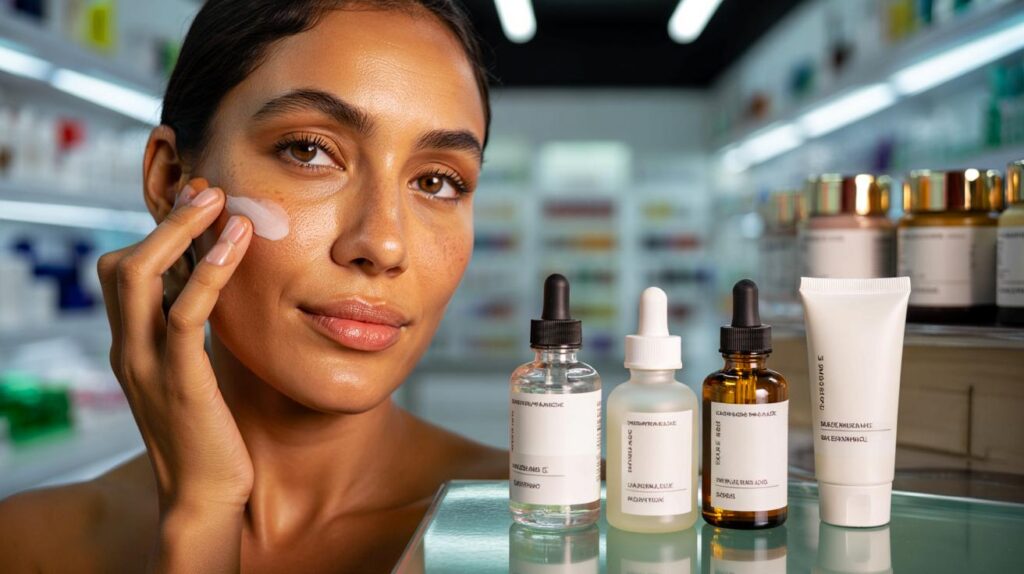 Três ativos de farmácia melhores que creme caro para pele luminosa