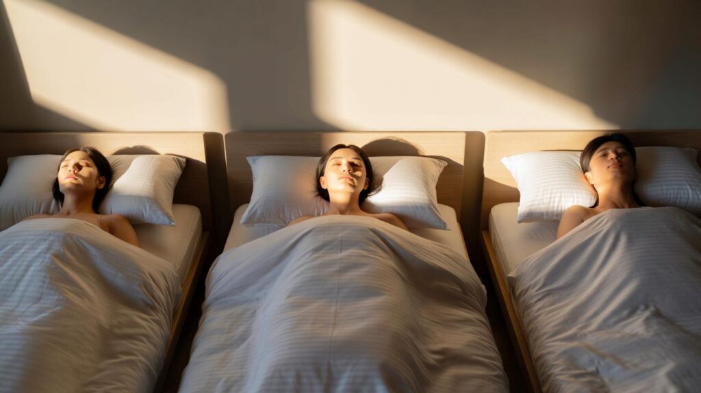 Três posições de dormir que não amassam o rosto e salvam a pele