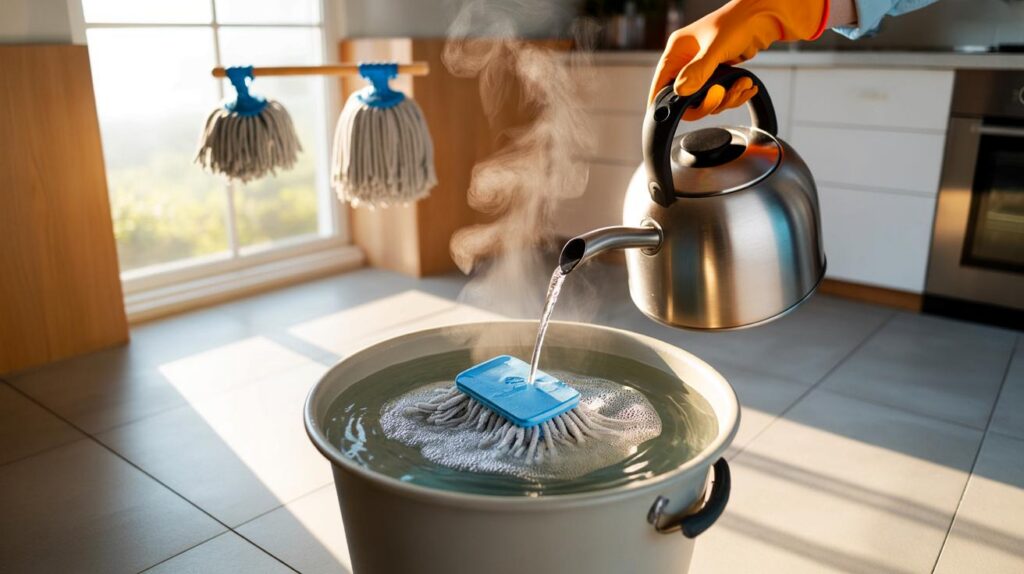 Você limpa o esfregão errado? 15 minutos, 1 tablete e R$ 0 : seu piso sem mofo e sem odor