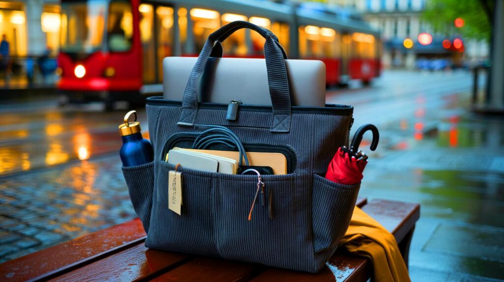 Você paga menos de 30 € por isso? bolsa de veludo cotelê de 23 l, nota 4,4/5 na Amazon agora?