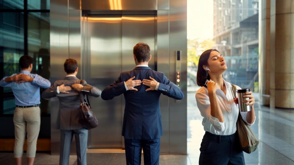 Você sabia que fazer alongamento de elevador está virando tendência entre quem trabalha em prédio?