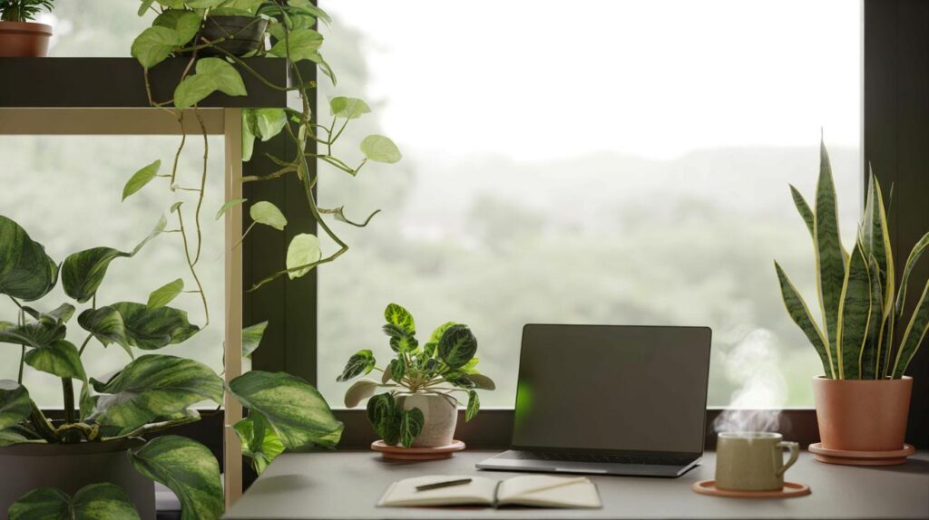 Você sabia que plantas de interior podem melhorar sua produtividade?