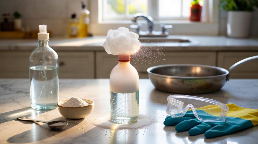 Você usa vinagre com bicarbonato? 5 riscos que afetam sua casa e sua saúde, segundo 3 químicos