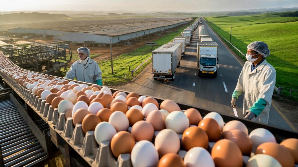 14 milhões de ovos por dia : a cidade do interior que abastece seu café e o mercado inteiro