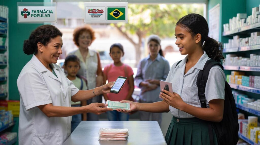 Absorvente grátis no SUS e Farmácia Popular: você, mãe ou estudante, já sabe como retirar?