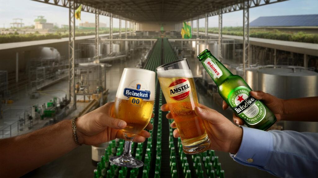 Alckmin brinda com Heineken zero em Passos: você aceitaria trocar álcool por 500 milhões de litros?