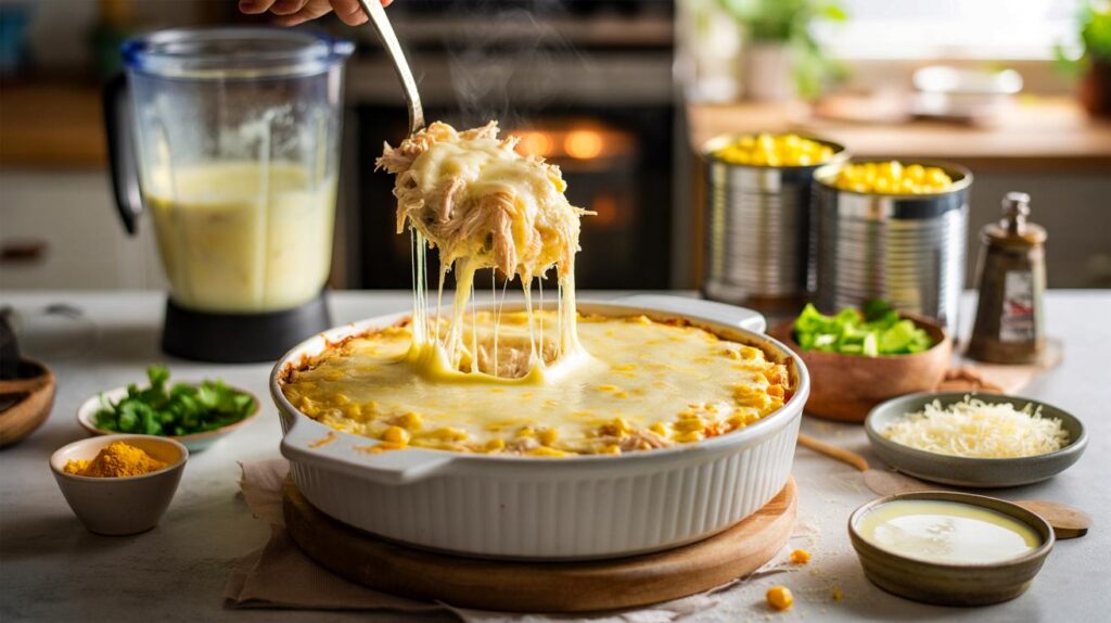 Almoço em 5 minutos: você tem frango e 3 latas de milho? veja como o liquidificador resolve