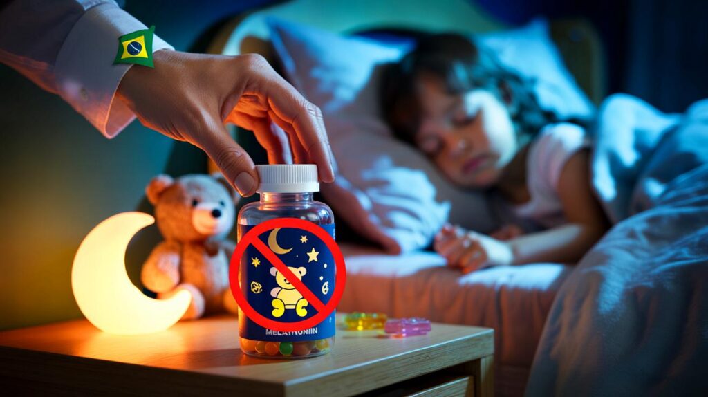 Anvisa barra 4 marcas de melatonina para crianças: você dá ao seu filho um risco escondido?