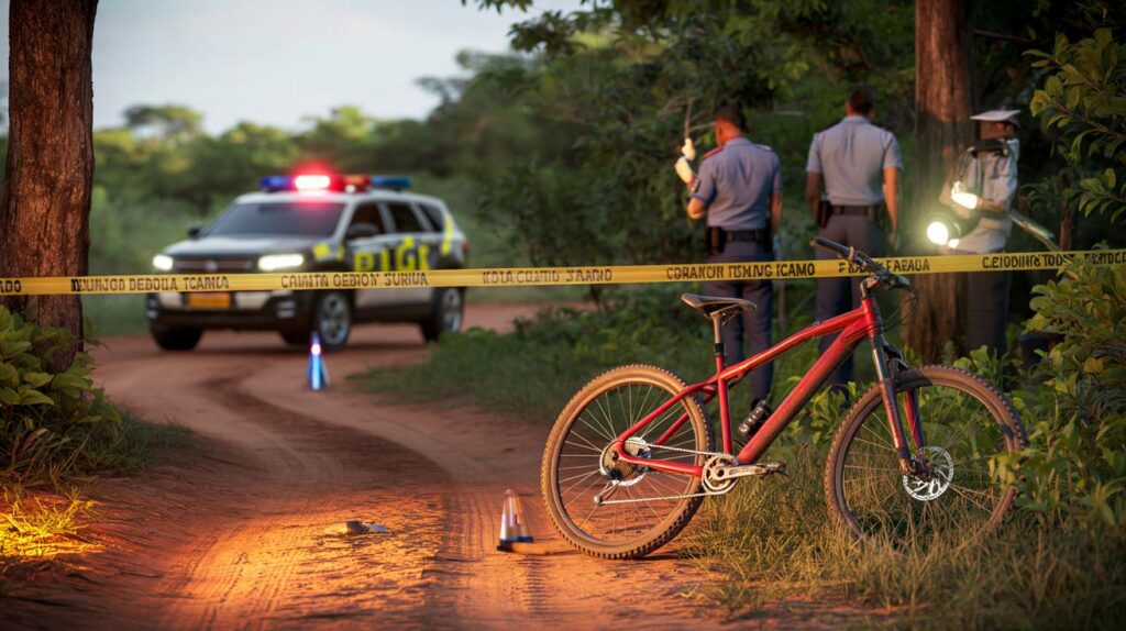 Após 6 dias, corpo de homem é achado em Alvorada: você teria notado a bicicleta perto da mata?