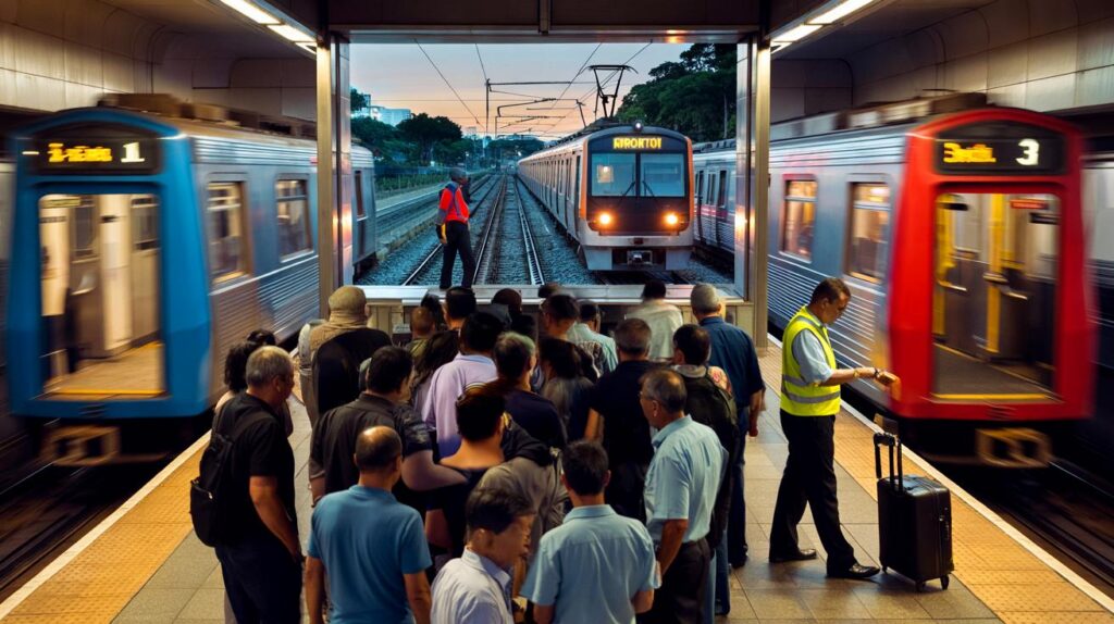 Após falha na linha 11-Coral, linhas 1-Azul e 3-Vermelha normalizam: você sentiu o caos hoje?