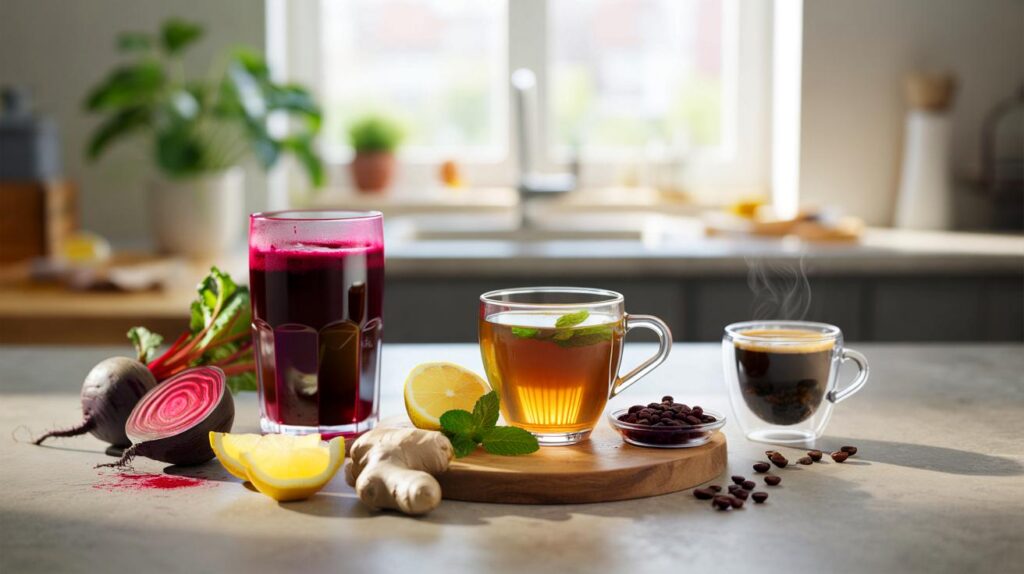 As 3 bebidas para limpar fígado gorduroso em casa: você toma café, chá verde e suco de beterraba?