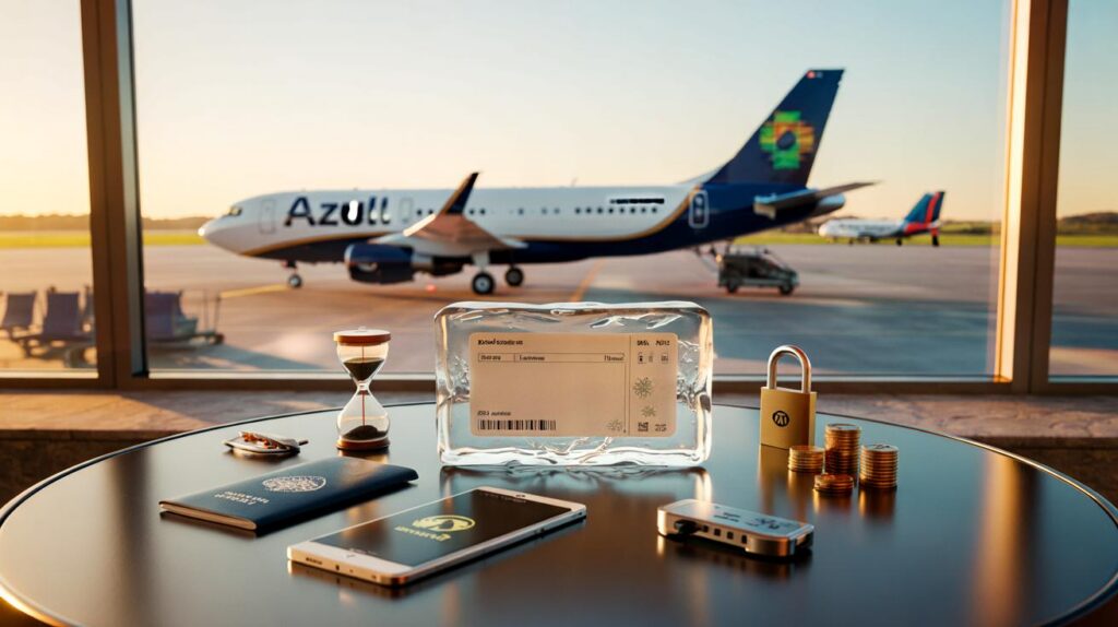Azul congela preços para você: 60% off na tarifa congelada em voos Brasil e exterior até amanhã