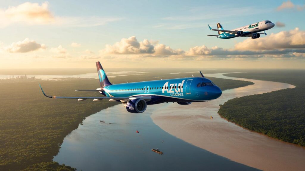 Azul quebra recorde no Amazonas : você vai perder voos extras, 520 mil viajantes e tarifas em alta?