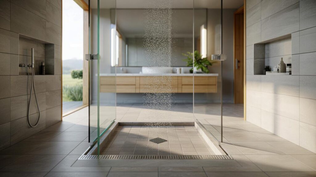 Banheiro da sua casa sem cortina nem box: você toparia o painel fixo? 9 fatos para decidir