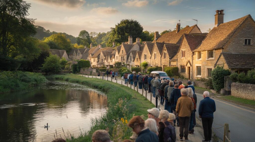Bibury, vilarejo dos Cotswolds, lidera ranking da Forbes: você aguentaria 20 mil turistas no sábado?